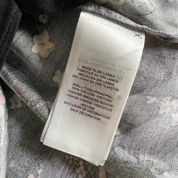 Lauren Ralph Lauren Tahiya Floral Print Dress Ruffle Long Sleeve Viscose Sz 6 . - Picture 11 of 14